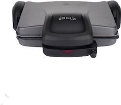 Grill'o GR380 Τοστιέρα Γκριλιέρα με Αποσπώμενες Πλάκες 1800W Γκρι