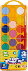 Watercolor Paints 18 Colors Astra