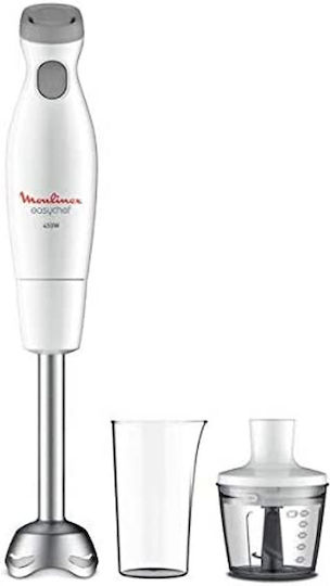 Moulinex Ραβδομπλέντερ με Ανοξείδωτη Ράβδο 450W Λευκό