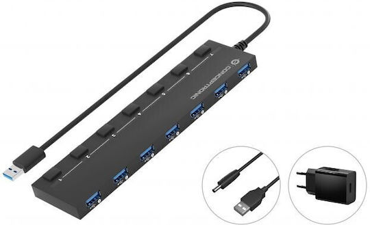 Conceptronic Hub 7 Θυρών USB 3.0 με σύνδεση USB-A