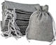 Grau Stoff Beutel für Geschenke Mehrfarbig 13x18cm. 50Stück