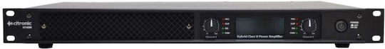 Citronic H1600 PA Power Amplifier 2 Channels 650W/4Ω 450W/8Ω Black