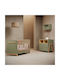 Casababy Palmer Olive Cabrio-Babybett-Set Cabrio-Babykommode für Vorschulkinder