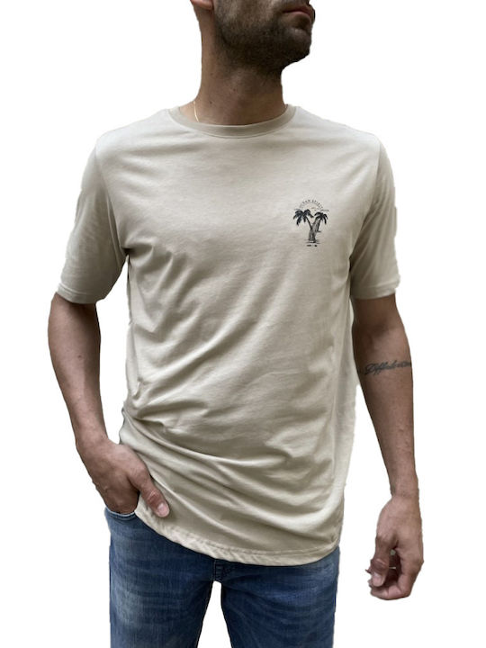 Ndc Men's Short Sleeve T-shirt Beige