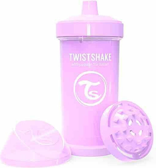 Twistshake Παιδικό Ποτηράκι Kid Cup από Πλαστικό Μωβ 360ml για 12m+