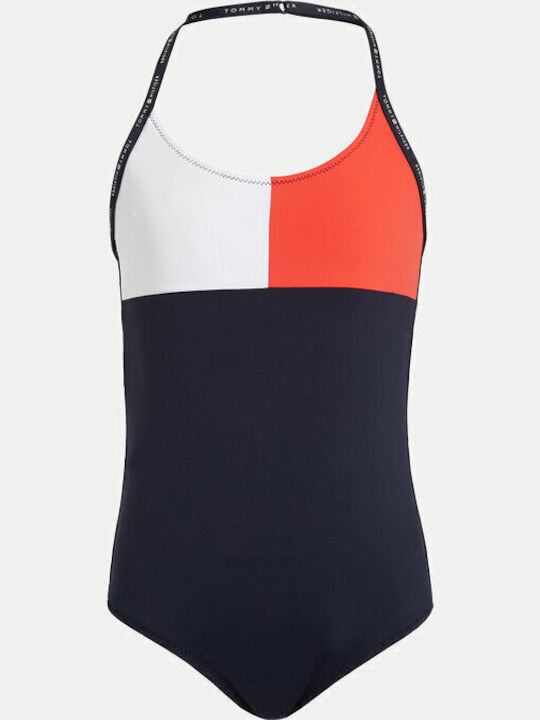 Tommy Hilfiger Desert Sky Παιδικό Μαγιό Ολόσωμο σκούρο μπλε