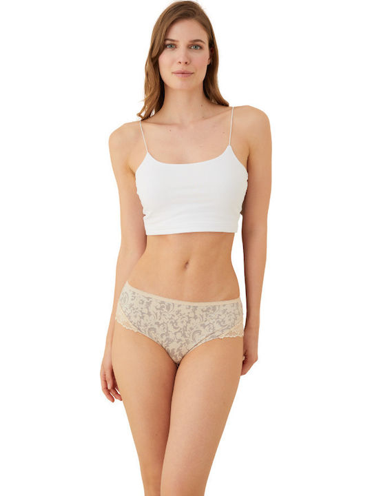 Damen Slip Beige