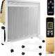 MalTec Convector Electric De Pardoseală 2500W Mică Cu Termostat Electronic 62.5x61.5cm Alb