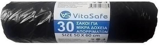 Vitasafe Müllbeutel Leichtbau 50x60cm 30Stück Schwarze