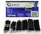 Geko Heat-Shrink Tubing Black 127pcs G02924