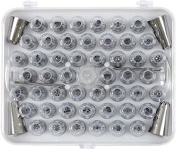 Set Pastry Bags Metallic 21.2cm 55 Pieces ZKP5633