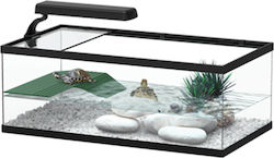 Aquatlantis Reptilien Terrarium Black 55x29x20cm