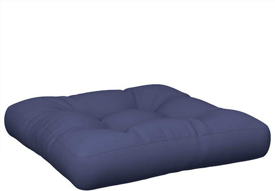 vidaXL Waterproof Bench Cushion for Palette Nautical Blue 60x60cm