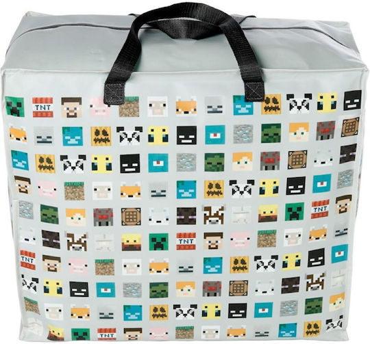 Minecraft Plastic Storage Bag for Bags 48x55x28cm 1pcs