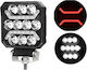 Slim Фарове за кола с форма на лента LED Mitsubishi Вземане 10 - 30V 15W 10.1см с Бял осветление 1бр