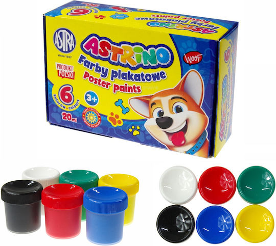 Poster Paints 6 Colors 20ml Astrino