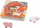Wooden Kids Peg Puzzle Joueco