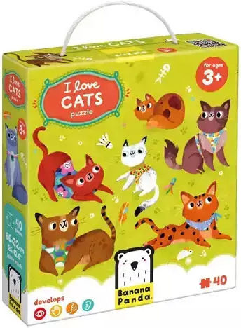 Kinderpuzzle für 3+ Jahre alt+ Jahre Banana Panda