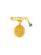 Gold Pin 9k Konstantinato Eye 52258