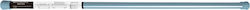 Tpster Telescopic Straight Shower Curtain Rod Metallic Blue