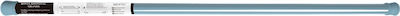 Tpster Telescopic Straight Shower Curtain Rod Metallic Blue