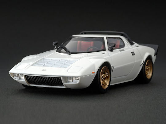 HPI Racing Lancia Φιγούρα Μοντελισμού Αυτοκίνητο Λευκή σε Κλίμακα 1:43