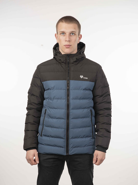 Athletic Jacket Windproof Petrol Blue