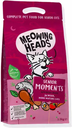 Moments Dry Food for Senior Cats with Salmon / Chicken / Fish / Ton / Vegetables 1.5kg