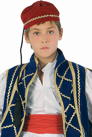 Kokoracostume Παιδικό Φέσι Αξεσουάρ Παραδοσιακής Φορεσιάς