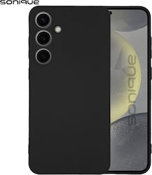 Sonique Back Cover Silicone / Fabric Black (Galaxy S24+)