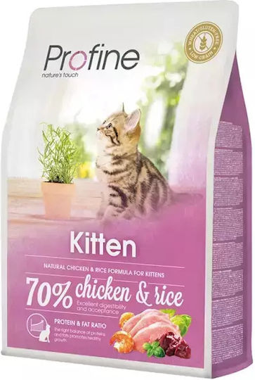 Profine Kitten Dry Food for Young Cats with Chicken / Rice 10kg