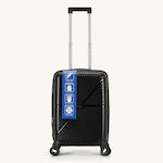 RCM Cabin Travel Suitcase Black with 4 Wheels Height 55cm.