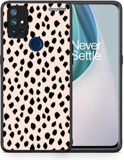 Smartfits Polka-Dots-Rückseitenhülle Beige (OnePlus Nord N10)