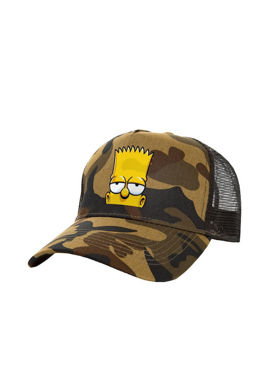 Koupakoupa Kids' Hat Jockey Fabric The Simpsons Bart
