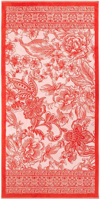 Bassetti Beach Towel Cotton Fuchsia