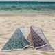 Borea Beach Towel Cotton Green 160x86cm.