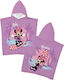 Borea Kids Beach Poncho Minnie Lilac 110 x 110cm