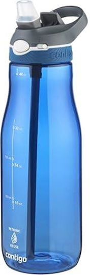 Contigo Παιδικό Παγούρι Πλαστικό με Καλαμάκι Non Spill 1200ml (Διάφορα Σχέδια/Χρώματα)