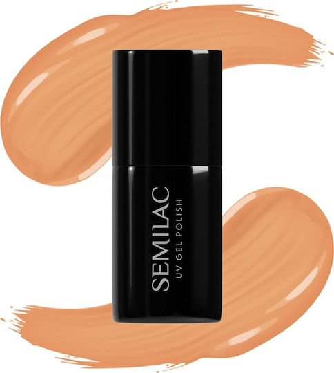 Semilac Semi-permanent varnish 600 Apricot Crush 7 Ml