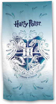 Borea Παιδική Πετσέτα Θαλάσσης Γαλάζια Harry Potter 140x70εκ.