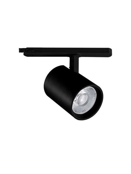 Adeleq Natural White Single Black LED Spot