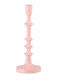 Capolavoro Kerzenhalter Metall in Rosa Farbe 11x25cm 1Stück