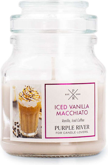 Purple River Lumânare Aromatică din Soia în Borcan cu Miros de Vanilie 113gr