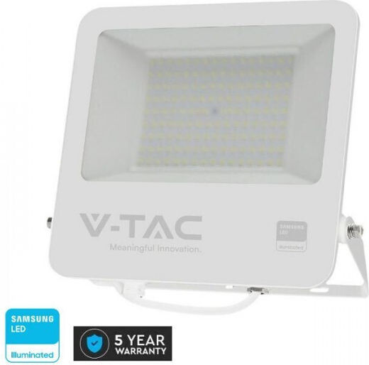 V-TAC Στεγανός Προβολέας LED 100W Φυσικό Λευκό 4000K IP65
