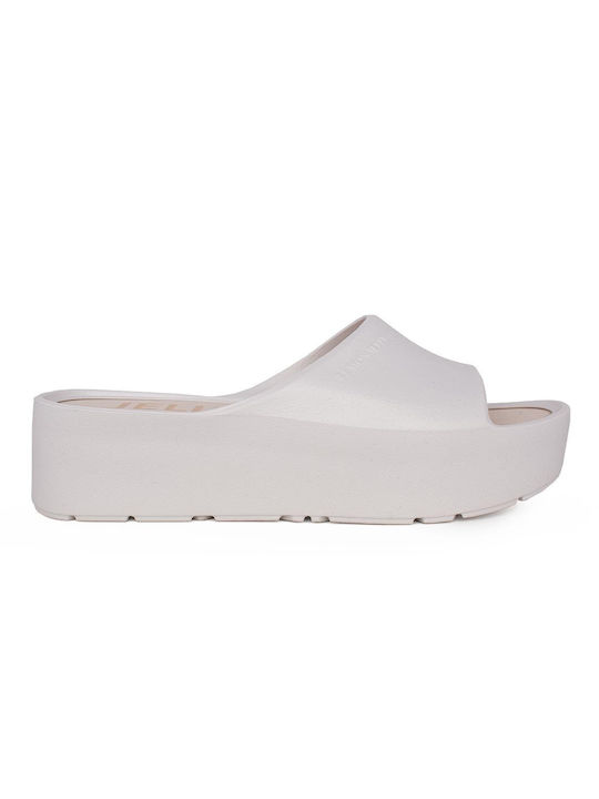 Lemon Jelly Women's Platform Slides Metal