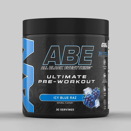 Applied Nutrition Abe All Black Everything Συμπλήρωμα Pre Workout 375gr 30 μερίδες Icy Blue Raz
