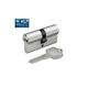 Basi Cilindru De Securitate V55 75mm (30-45) Argintiu