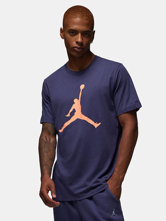 Jordan T-shirt Bărbătesc cu Mânecă Scurtă Purple/orange