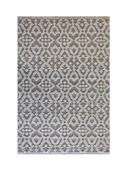 Ανατόλια Leon 985 Χαλί Ορθογώνιο Καλοκαιρινό Cream 130x190cm