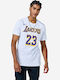 NBA Los Angeles Lakers Sportliches T-Shirt Weiß